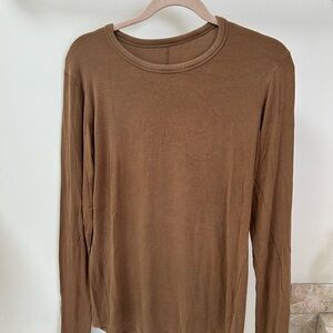 Lululemon Hold Tight - Brown Long Sleeve Top